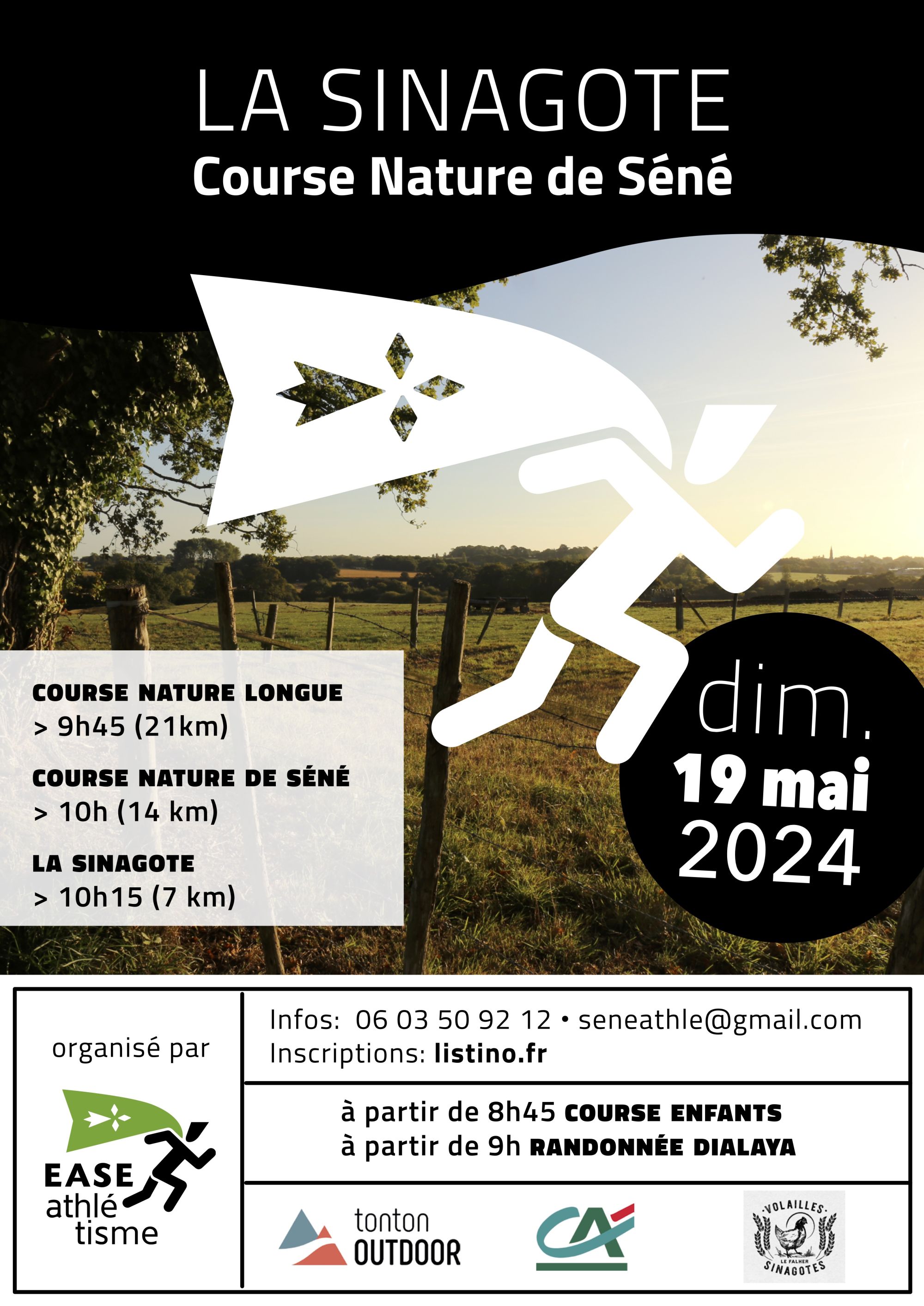 Affiche Course nature Séné 2024